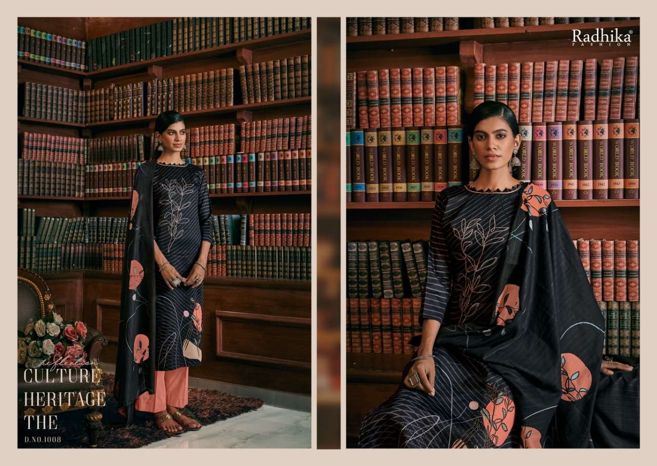 IRINA BY AZARA 1001 TO 1008 SERIES BEAUTIFUL SUITS COLORFUL STYLISH FANCY CASUAL WEAR & ETHNIC WEAR JAM COTTON PRINT DRESSES AT WHOLESALE PRICE