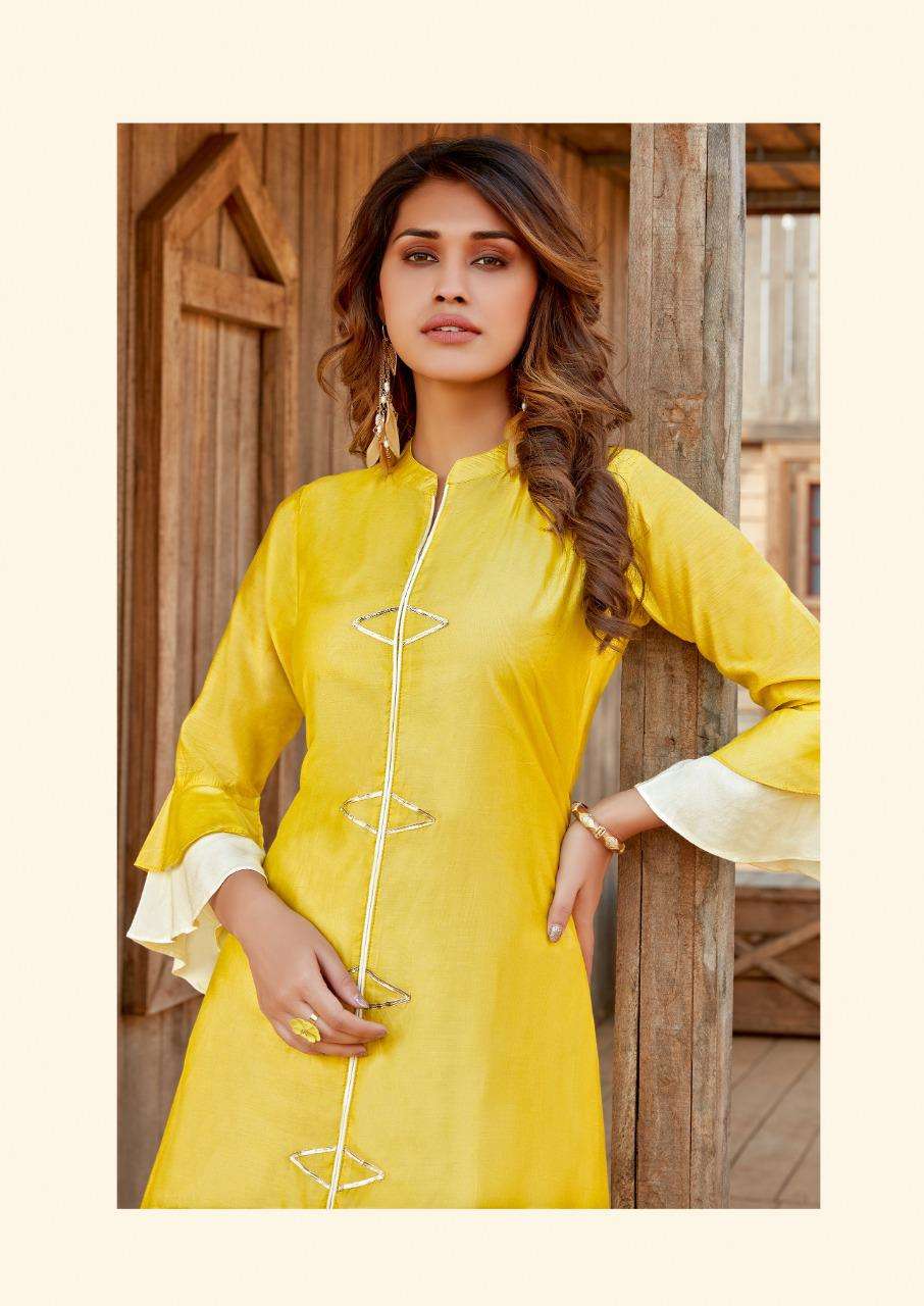 MANYA VOL-24 BY AARVI FASHION 4951 TO 4958 SERIES DESIGNER STYLISH FANCY COLORFUL BEAUTIFUL PARTY WEAR & ETHNIC WEAR COLLECTION FANCY KURTIS AT WHOLESALE PRICE