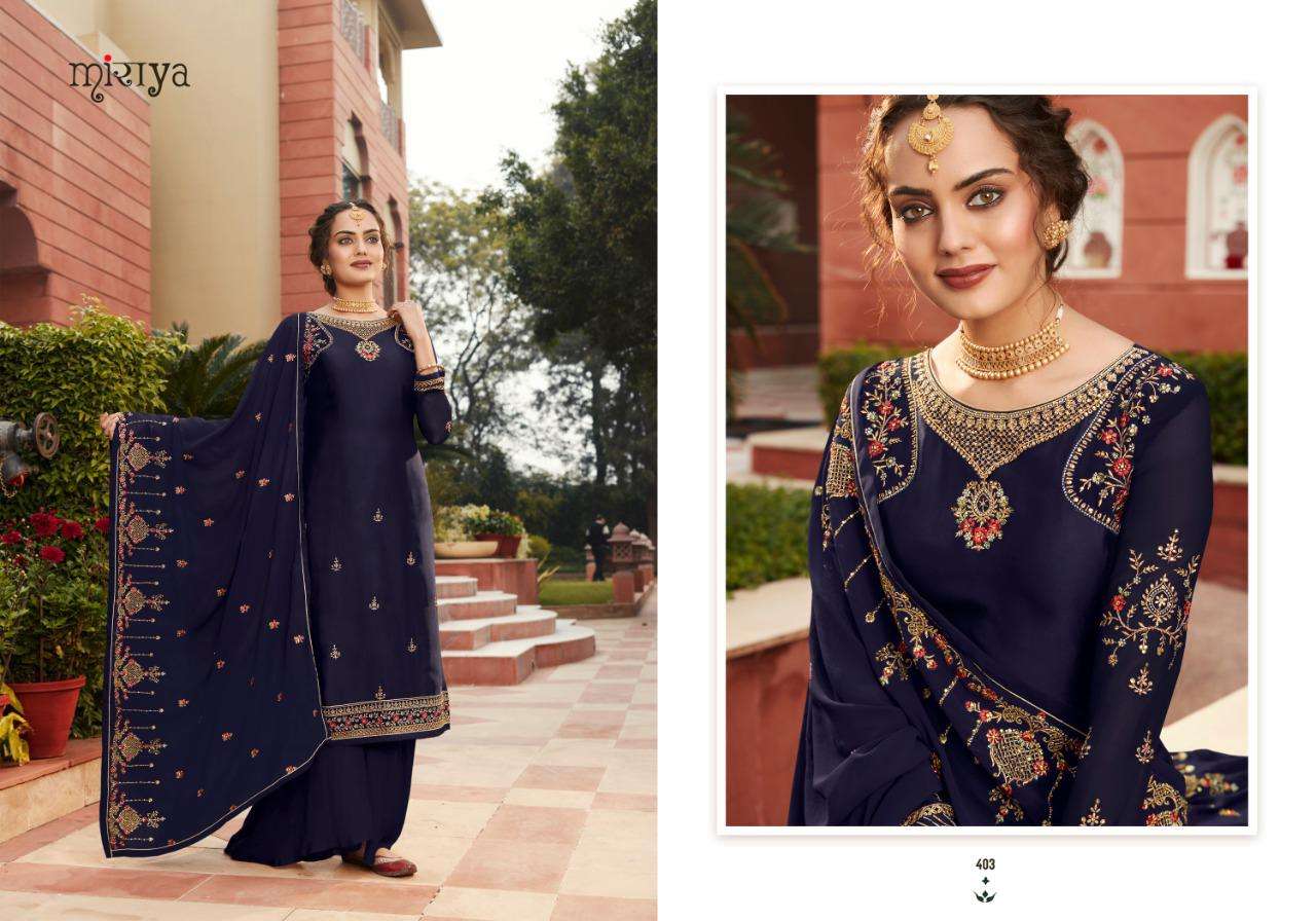 PARINEETA BY AARAV TRENDZ 401 TO 4005 SERIES BEAUTIFUL FANCY COLORFUL STYLISH WEDDING WEAR COLLECTION PARTY WEAR & OCCASIONAL WEAR GEORGETTE EMBROIDERY WORK DRESSES AT WHOLESALE PRICE