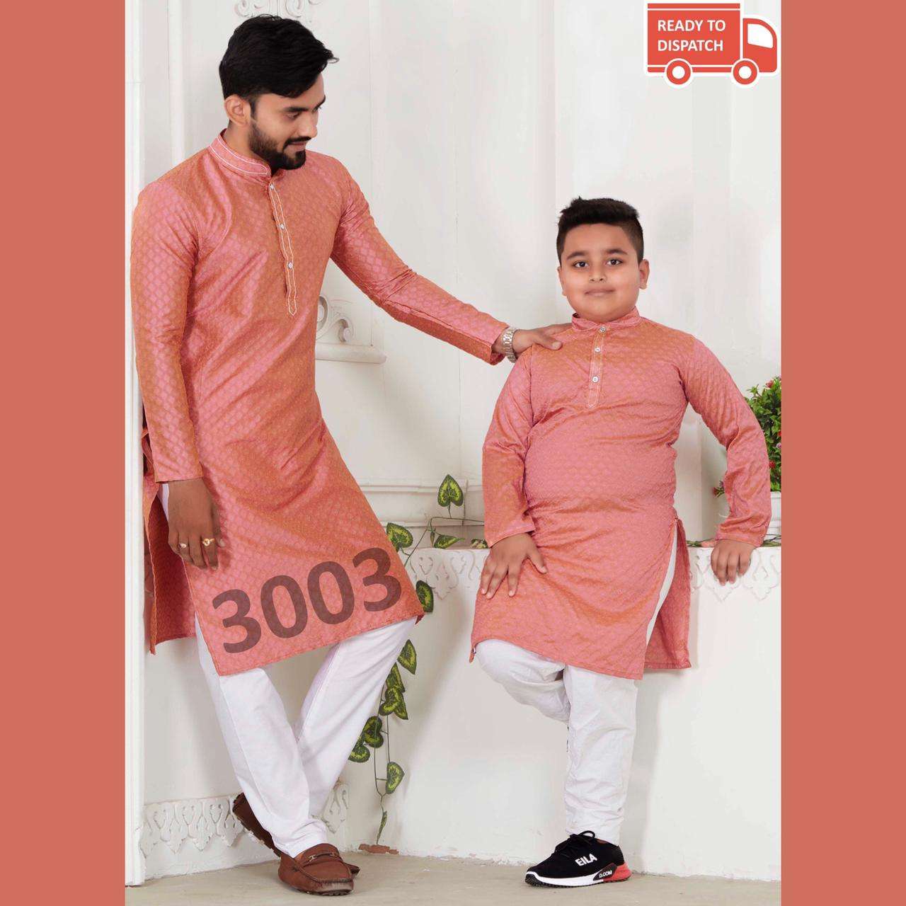 MENS KURTA BY FASHID WHOLESALE 3001 TO 3006 SERIES BEAUTIFUL COLORFUL STYLISH FANCY CASUAL WEAR & ETHNIC WEAR & READY TO WEAR PURE JACQUARD KURTAS WITH BOTTOM AT WHOLESALE PRICE