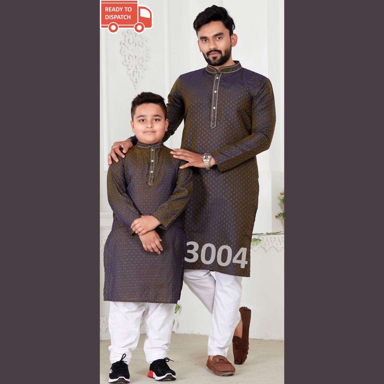 MENS KURTA BY FASHID WHOLESALE 3001 TO 3006 SERIES BEAUTIFUL COLORFUL STYLISH FANCY CASUAL WEAR & ETHNIC WEAR & READY TO WEAR PURE JACQUARD KURTAS WITH BOTTOM AT WHOLESALE PRICE