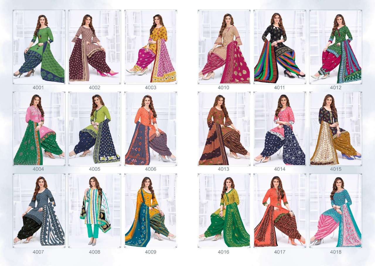 SAHELI VOL-4 BY JAYSHRI CREATIONS 4001 TO 4018 SERIES BEAUTIFUL SUITS STYLISH FANCY COLORFUL PARTY WEAR & OCCASIONAL WEAR PURE COTTON PRINT DRESSES AT WHOLESALE PRICE