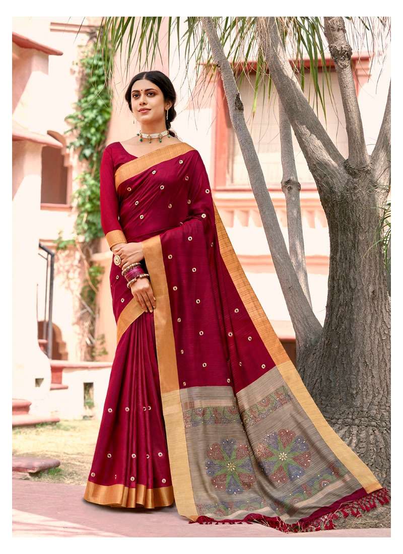 GAURI POOJA BY LIFESTYLE 73941 TO 73946 SERIES INDIAN TRADITIONAL WEAR COLLECTION BEAUTIFUL STYLISH FANCY COLORFUL PARTY WEAR & OCCASIONAL WEAR CRYSTAL SILK SAREES AT WHOLESALE PRICE