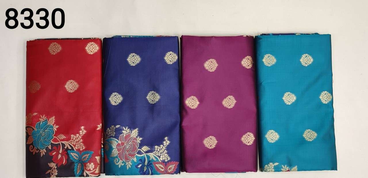 AADHYA-8330 BY SITKA 8330-A TO 8330-D SERIES INDIAN TRADITIONAL WEAR COLLECTION BEAUTIFUL STYLISH FANCY COLORFUL PARTY WEAR & OCCASIONAL WEAR HANDLOOM COTTON SILK SAREES AT WHOLESALE PRICE