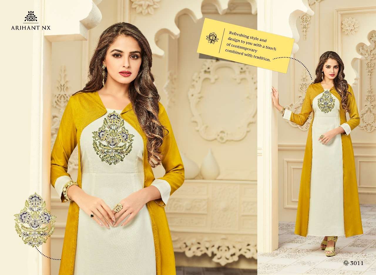 FLORAL VOL-2 NX BY ARIHANT NX BEAUTIFUL STYLISH FANCY COLORFUL CASUAL WEAR & ETHNIC WEAR RAYON EMBROIDERED GOWNS AT WHOLESALE PRICE