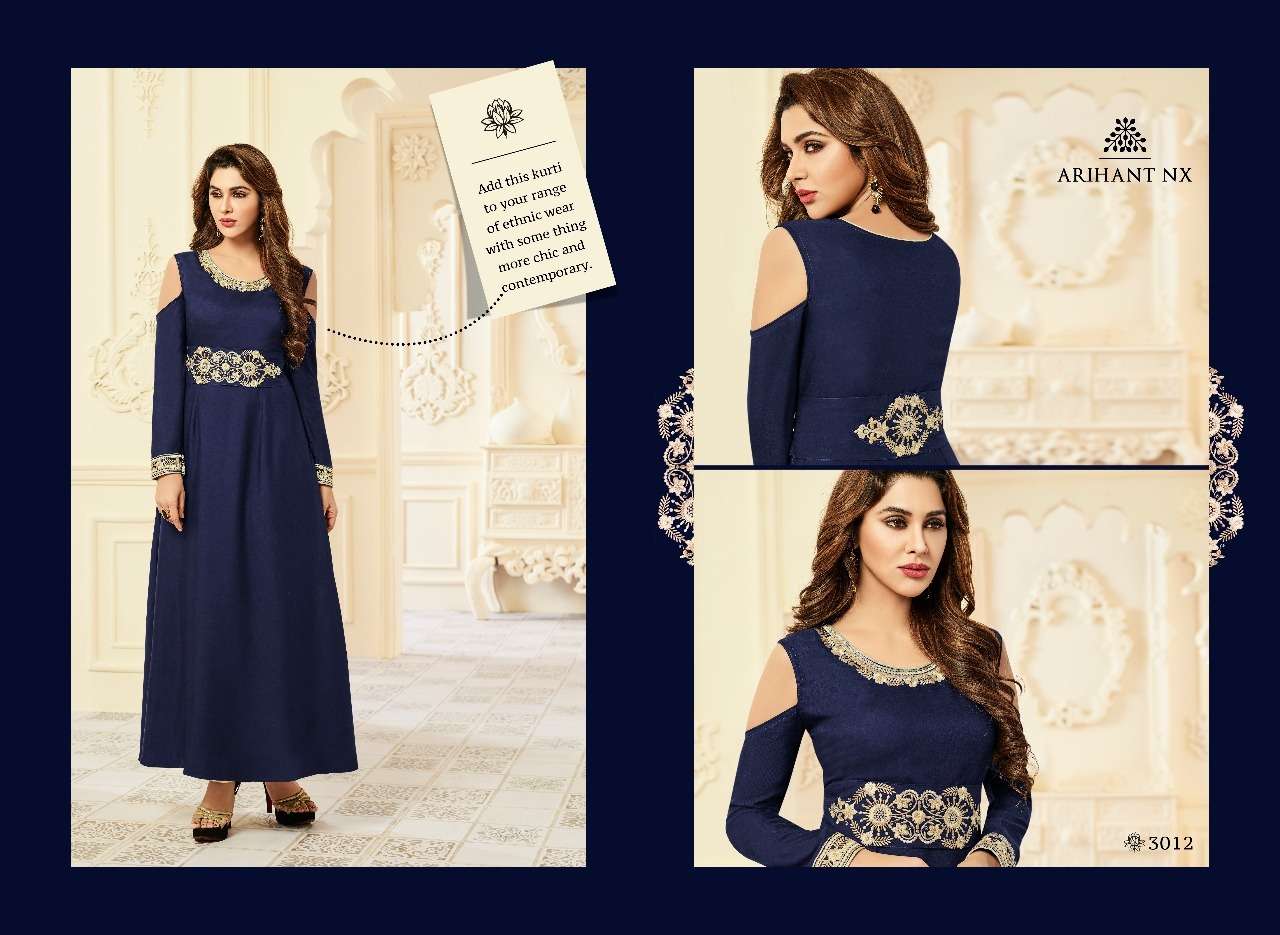 FLORAL VOL-2 NX BY ARIHANT NX BEAUTIFUL STYLISH FANCY COLORFUL CASUAL WEAR & ETHNIC WEAR RAYON EMBROIDERED GOWNS AT WHOLESALE PRICE