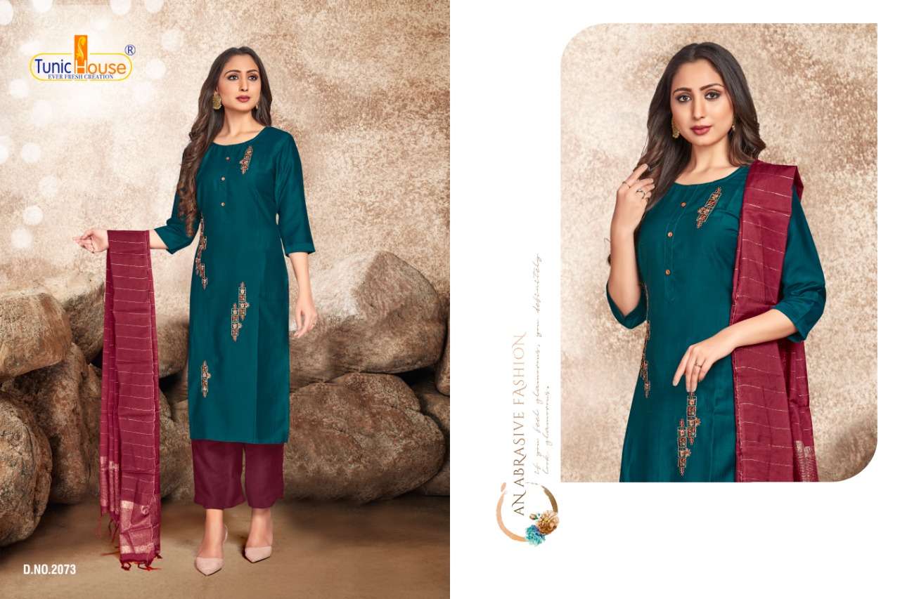 NIPPON NX BY NEHA FASHION 2072 TO 2075 SERIES BEAUTIFUL STYLISH SUITS FANCY COLORFUL CASUAL WEAR & ETHNIC WEAR & READY TO WEAR FANCY CHINON SILK WITH EMBROIDERED  DRESSES AT WHOLESALE PRICE