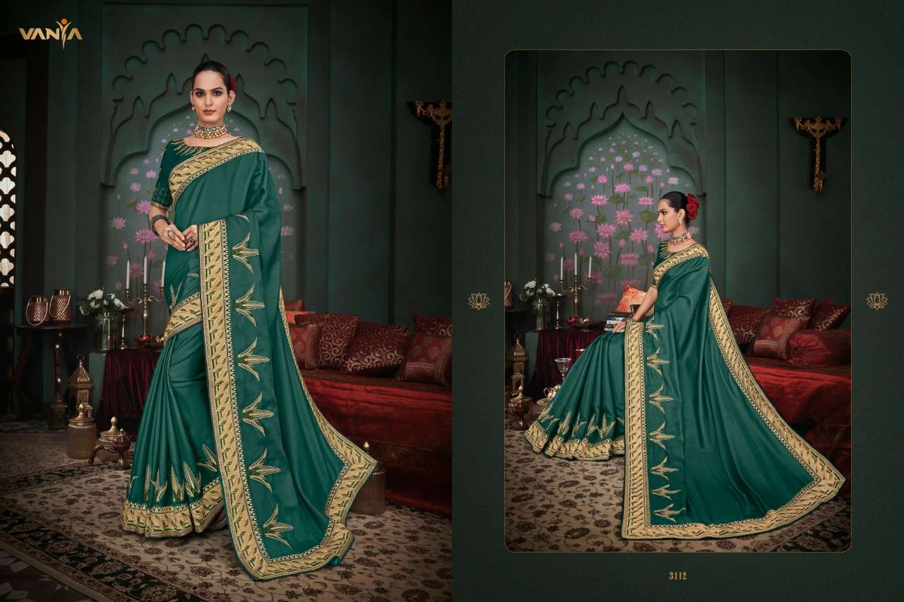 VANYA VOL-21 BY VANYA 3101 TO 3118 SERIES INDIAN TRADITIONAL WEAR COLLECTION BEAUTIFUL STYLISH FANCY COLORFUL PARTY WEAR & OCCASIONAL WEAR SILK SAREES AT WHOLESALE PRICE