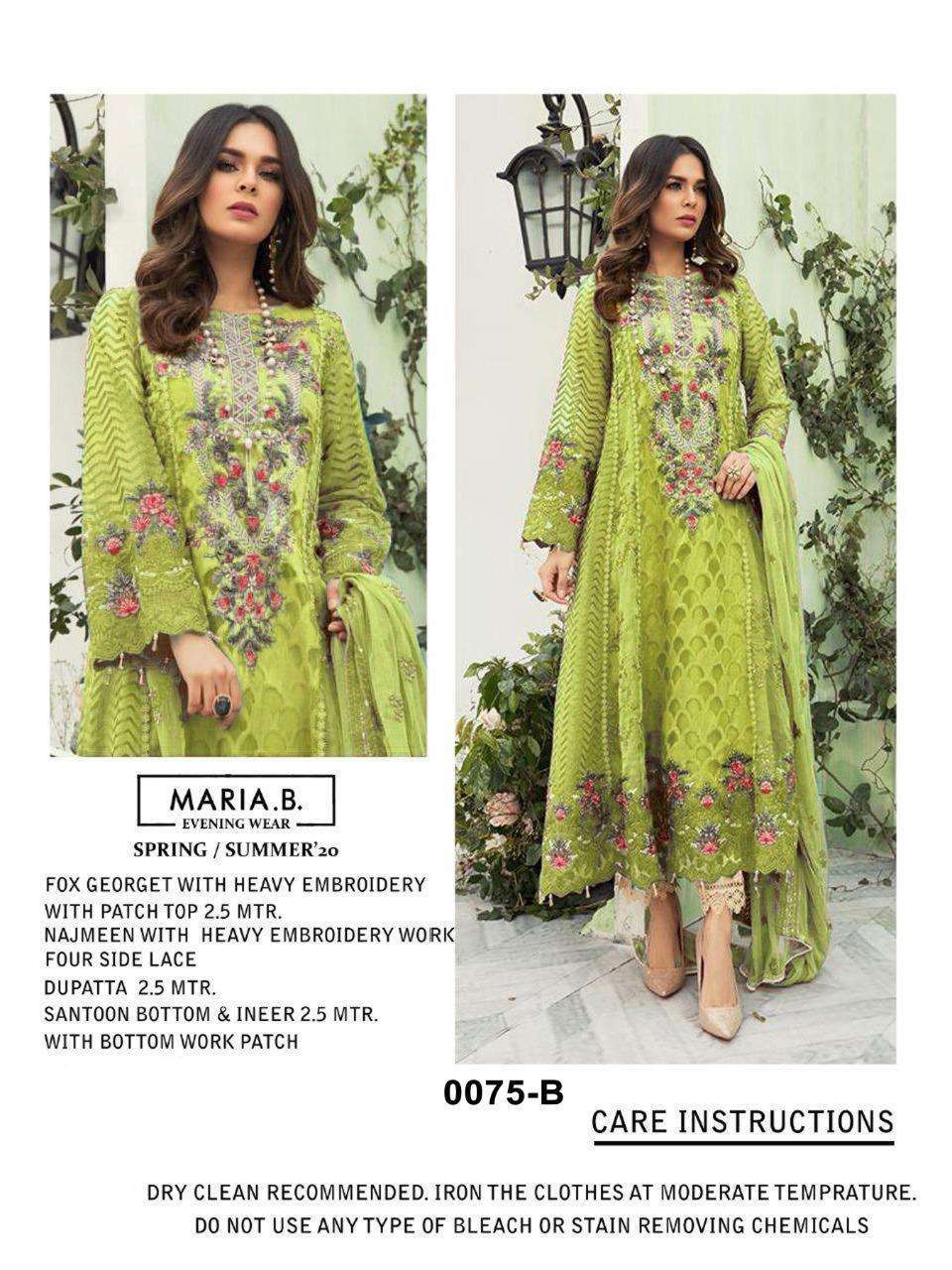 MARIA.B BY KILRUBA DESIGNER FESTIVE PAKISTANI SUITS COLLECTION BEAUTIFUL STYLISH FANCY COLORFUL PARTY WEAR & OCCASIONAL WEAR GEORGETTE WITH EMBROIDERED DRESSES AT WHOLESALE PRICE