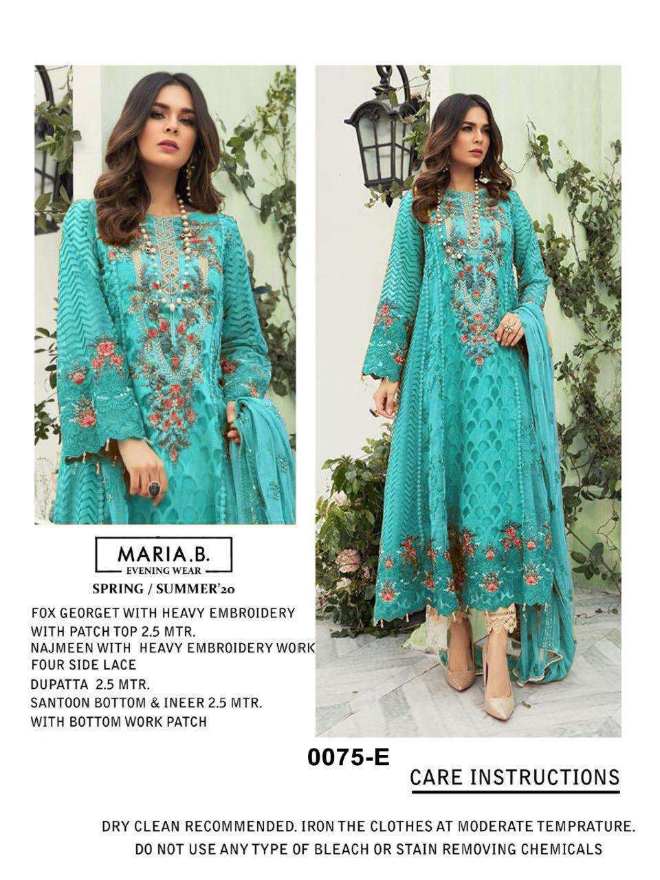 MARIA.B BY KILRUBA DESIGNER FESTIVE PAKISTANI SUITS COLLECTION BEAUTIFUL STYLISH FANCY COLORFUL PARTY WEAR & OCCASIONAL WEAR GEORGETTE WITH EMBROIDERED DRESSES AT WHOLESALE PRICE
