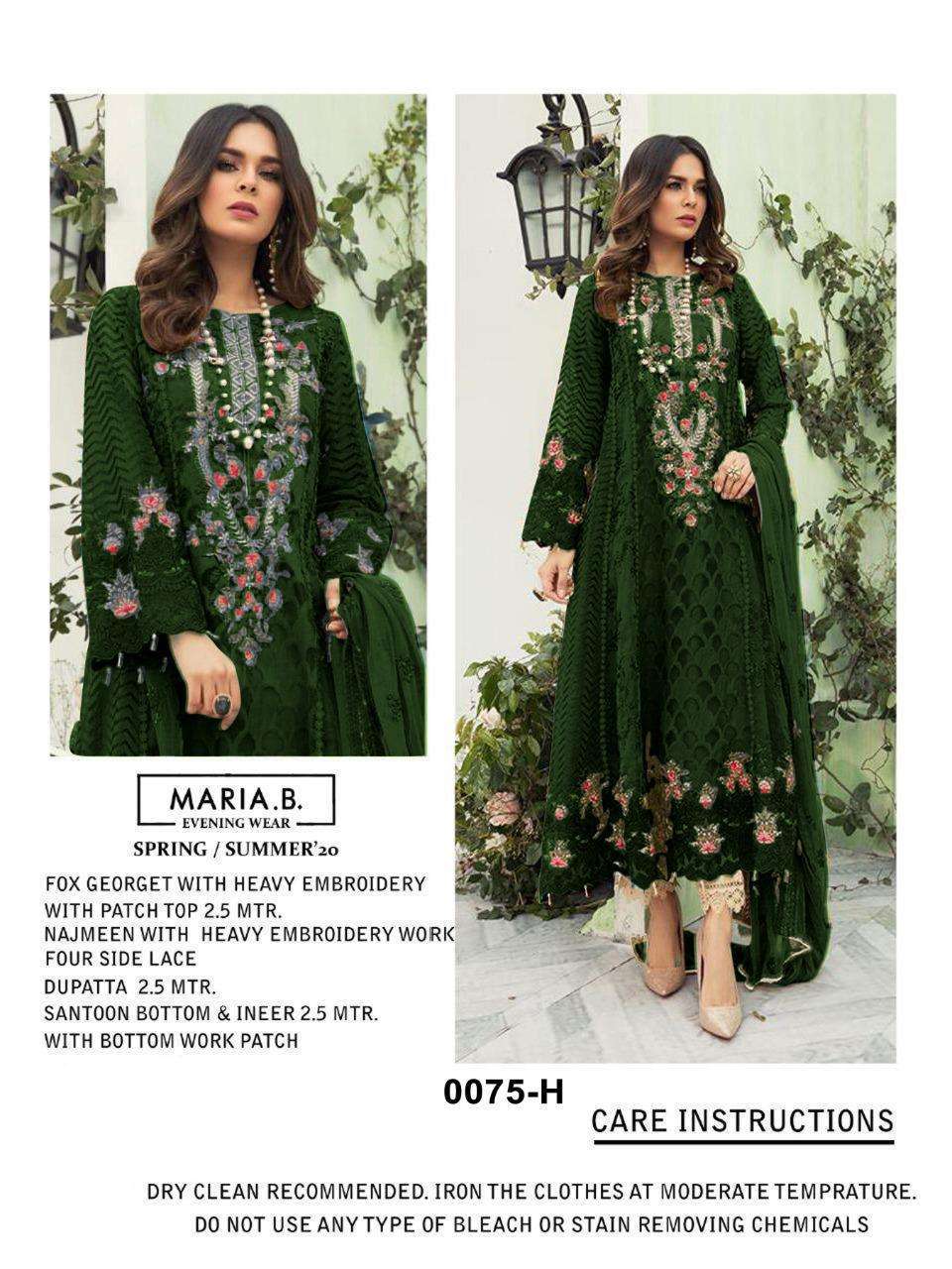 MARIA.B BY KILRUBA DESIGNER FESTIVE PAKISTANI SUITS COLLECTION BEAUTIFUL STYLISH FANCY COLORFUL PARTY WEAR & OCCASIONAL WEAR GEORGETTE WITH EMBROIDERED DRESSES AT WHOLESALE PRICE