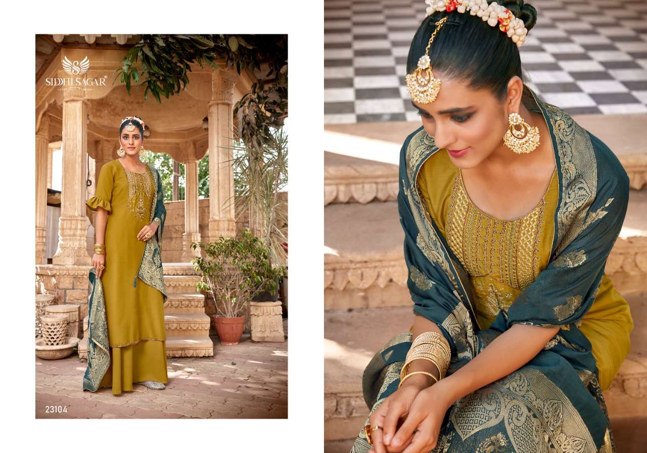 SURKH BY SIDDHI SAGAR 23101 TO 23106 SERIES BEAUTIFUL SUITS COLORFUL STYLISH FANCY CASUAL WEAR & ETHNIC WEAR PURE MUSLIN EMBROIDERED DRESSES AT WHOLESALE PRICE