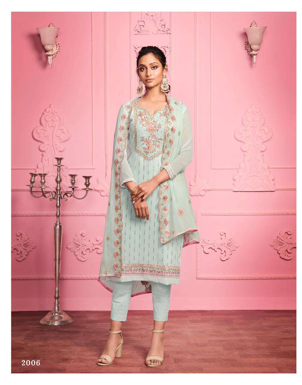Murad Vol-1 By Alizeh 2006 To 2009 Series Beautiful Suits Colorful Stylish Fancy Casual Wear & Ethnic Wear Alizeh Georgette Embroidered Dresses At Wholesale Price