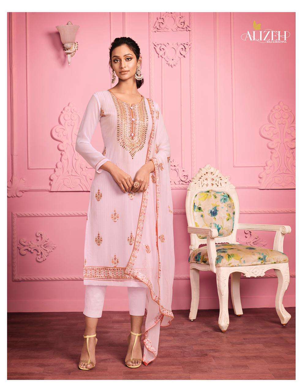 Murad Vol-1 By Alizeh 2006 To 2009 Series Beautiful Suits Colorful Stylish Fancy Casual Wear & Ethnic Wear Alizeh Georgette Embroidered Dresses At Wholesale Price