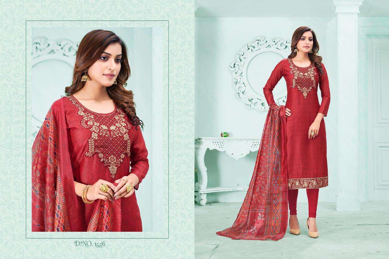 SURATI NX BY RANI TRENDZ BEAUTIFUL SUITS COLORFUL STYLISH FANCY CASUAL WEAR & ETHNIC WEAR MODAL CHANDERI DRESSES AT WHOLESALE PRICE