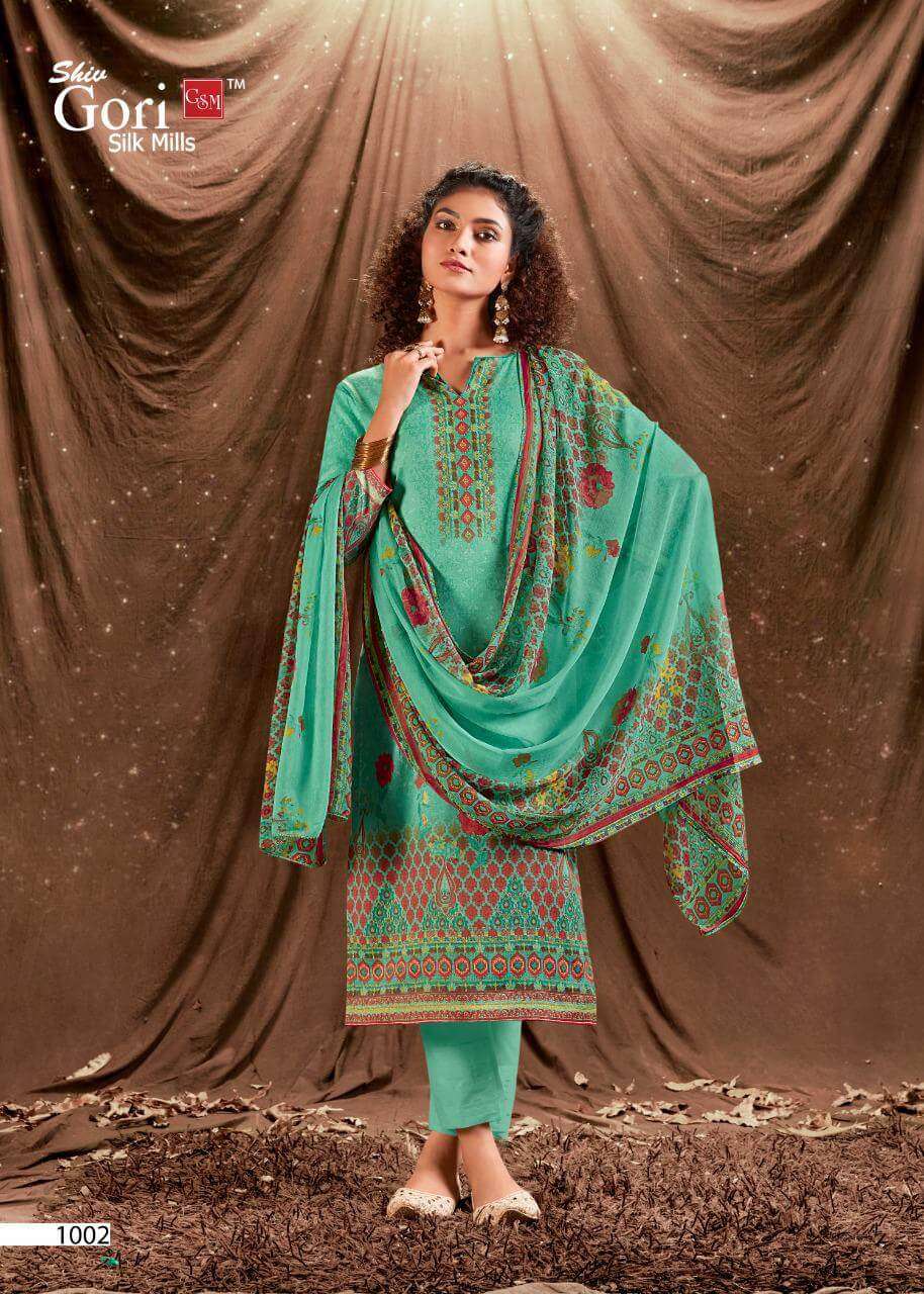 FAB INDIA BY SHIV GORI SILK MILLS 1001 TO 1010 SERIES BEAUTIFUL SUITS COLORFUL STYLISH FANCY CASUAL WEAR & ETHNIC WEAR KHADI COTTON DIGITAL PRINT DRESSES AT WHOLESALE PRICE