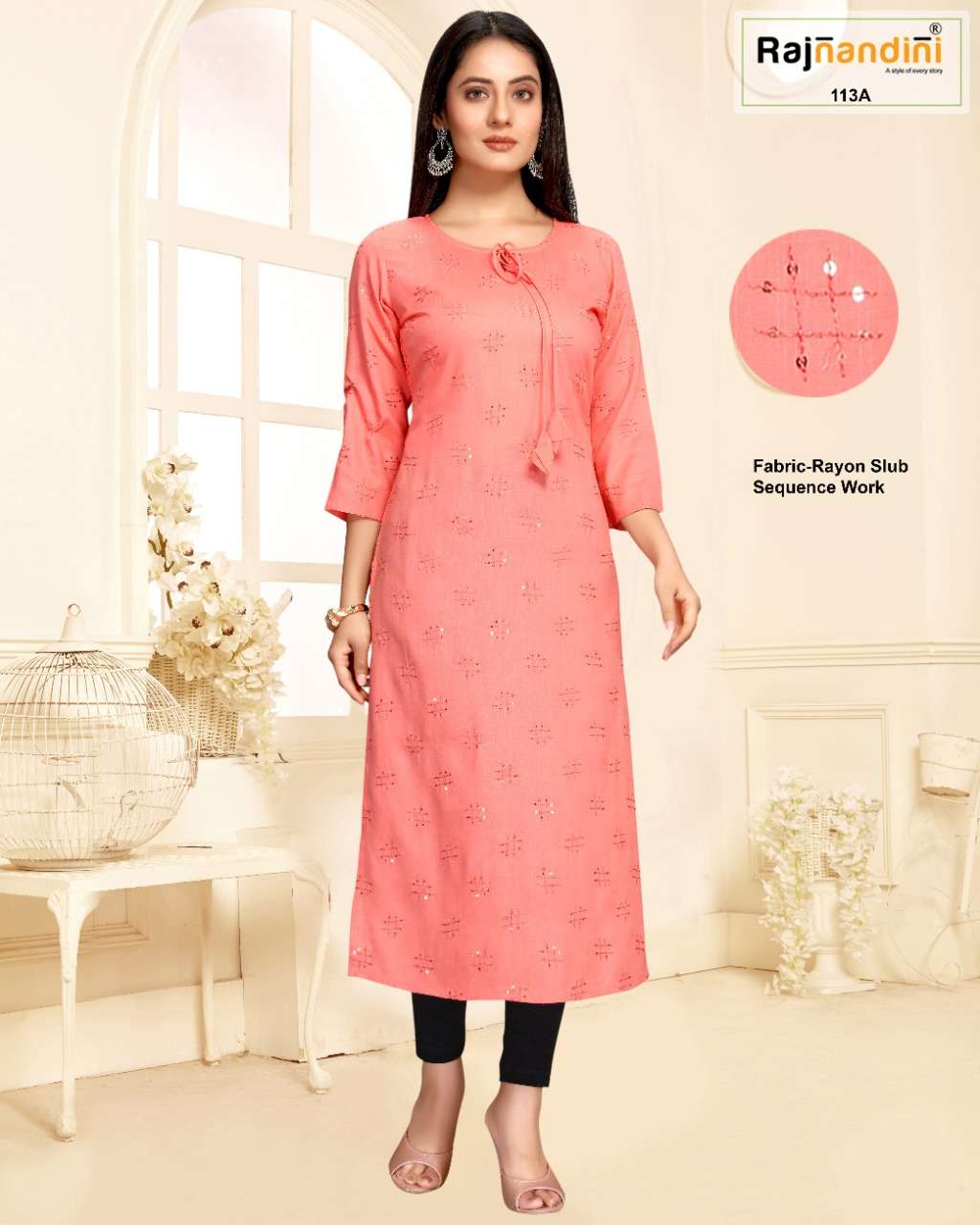 PRINT VOL-13 BY RAJNANDINI DESIGNER STYLISH FANCY COLORFUL BEAUTIFUL PARTY WEAR & ETHNIC WEAR COLLECTION PURE COTTON PRINT KURTIS AT WHOLESALE PRICE