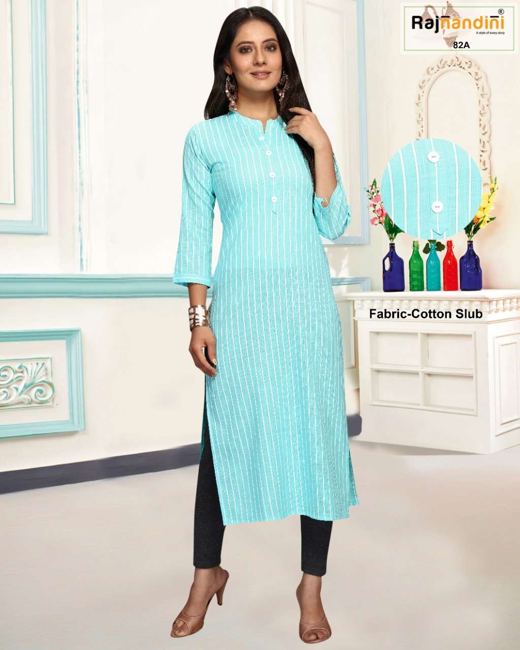 PRINT VOL-13 BY RAJNANDINI DESIGNER STYLISH FANCY COLORFUL BEAUTIFUL PARTY WEAR & ETHNIC WEAR COLLECTION PURE COTTON PRINT KURTIS AT WHOLESALE PRICE