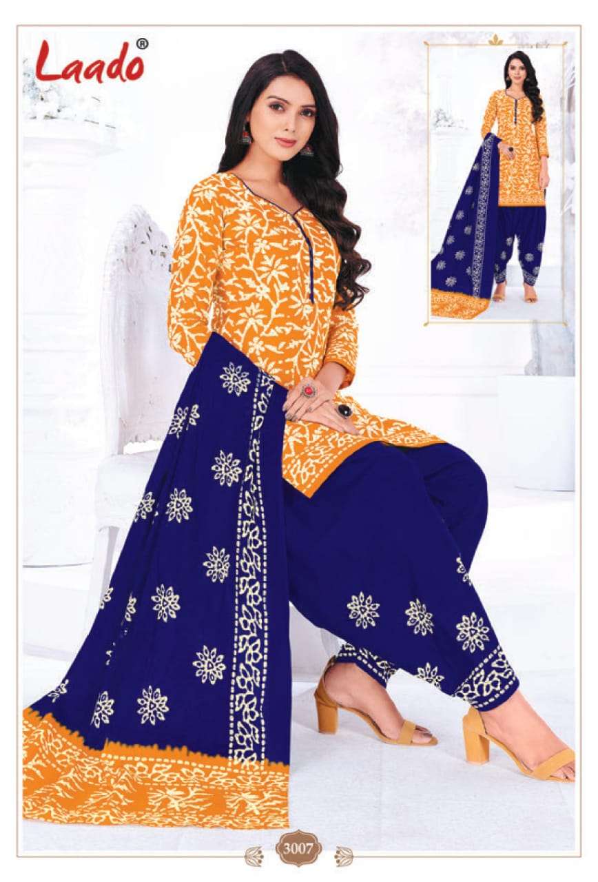 Batik Special Vol-3 By Laado 3001 To 3010 Series Beautiful Suits Colorful Stylish Fancy Casual Wear & Ethnic Wear Pure Cotton Print Dresses At Wholesale Price