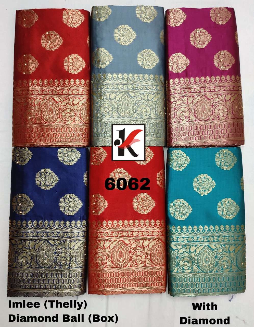 IMLEE 6062 BY KODAS 6062-A TO 6062-F SERIES INDIAN TRADITIONAL WEAR COLLECTION BEAUTIFUL STYLISH FANCY COLORFUL PARTY WEAR & OCCASIONAL WEAR SILK SAREES AT WHOLESALE PRICE
