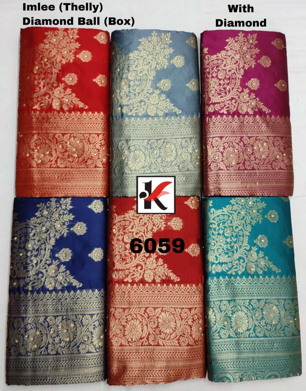IMLEE 6059 BY KODAS 6059-A TO 6059-F SERIES INDIAN TRADITIONAL WEAR COLLECTION BEAUTIFUL STYLISH FANCY COLORFUL PARTY WEAR & OCCASIONAL WEAR SILK SAREES AT WHOLESALE PRICE