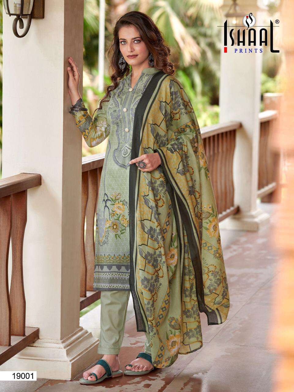 GULMOHAR VOL-19 BY ISHAAL PRINTS 19001 TO 19010 SERIES BEAUTIFUL SUITS COLORFUL STYLISH FANCY CASUAL WEAR & ETHNIC WEAR PURE LAWN PRINT DRESSES AT WHOLESALE PRICE