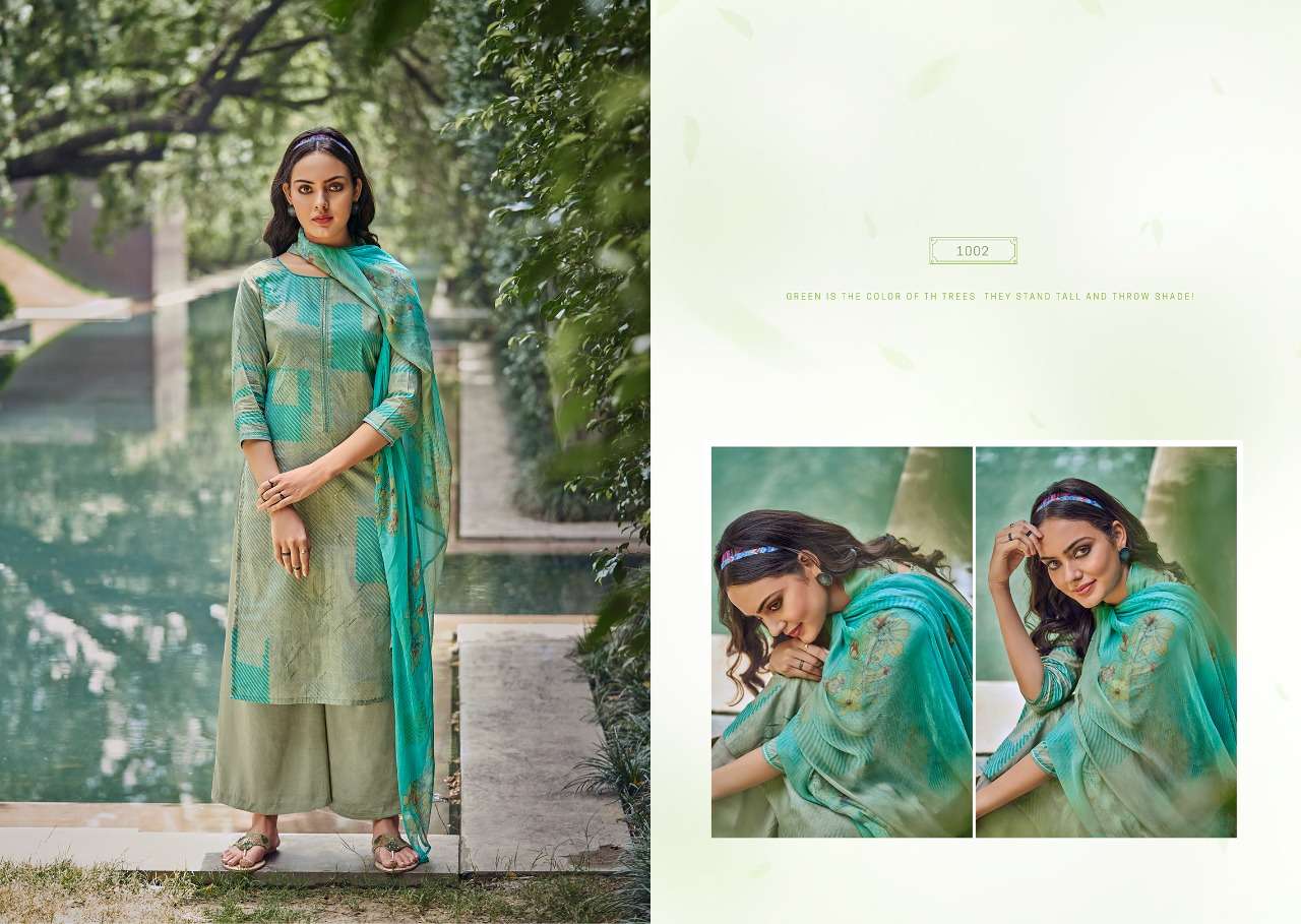 KARWA BY VIONA SUITS 1001 TO 1008 SERIES BEAUTIFUL SUITS COLORFUL STYLISH FANCY CASUAL WEAR & ETHNIC WEAR PURE COTTON PRINT WITH EMBROIDERED DRESSES AT WHOLESALE PRICE