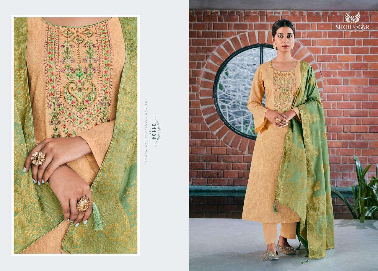 NIRMAYA BY SIDDHI SAGAR 31101 TO 31108 SERIES BEAUTIFUL SUITS COLORFUL STYLISH FANCY CASUAL WEAR & ETHNIC WEAR PURE COTTON EMBROIDERED DRESSES AT WHOLESALE PRICE