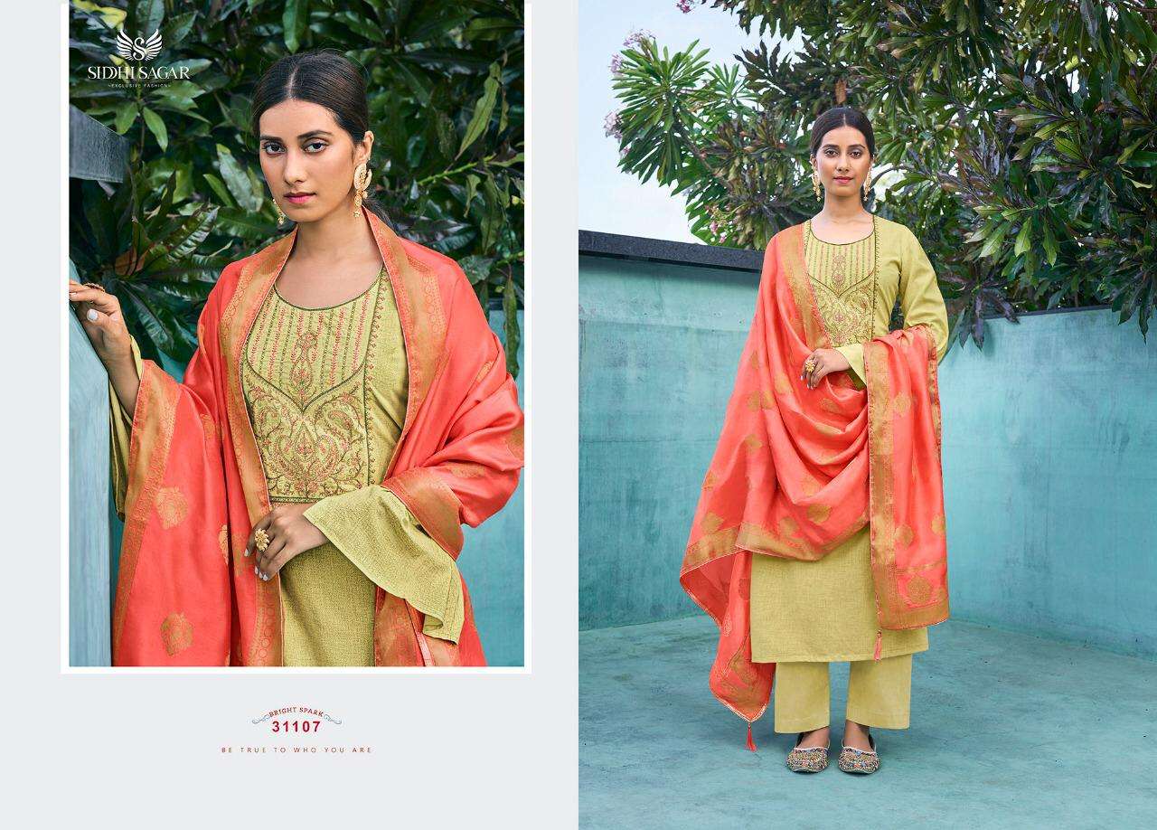 NIRMAYA BY SIDDHI SAGAR 31101 TO 31108 SERIES BEAUTIFUL SUITS COLORFUL STYLISH FANCY CASUAL WEAR & ETHNIC WEAR PURE COTTON EMBROIDERED DRESSES AT WHOLESALE PRICE