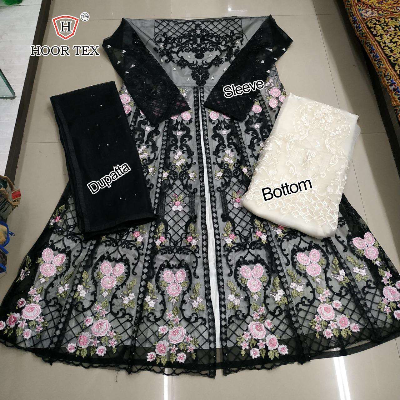 Anarkali Vol-1 by Hoor Tex Beautiful Anarkali Suits Stylish Fancy Colorful Casual Wear & Ethnic Wear Heavy Net Embroidered Dresses At Wholesale Price
