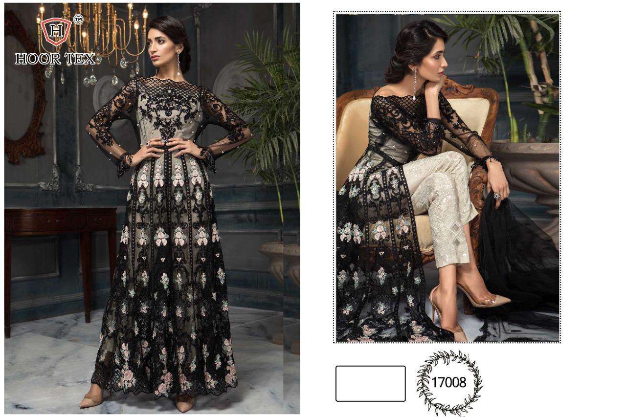 Anarkali Vol-1 by Hoor Tex Beautiful Anarkali Suits Stylish Fancy Colorful Casual Wear & Ethnic Wear Heavy Net Embroidered Dresses At Wholesale Price
