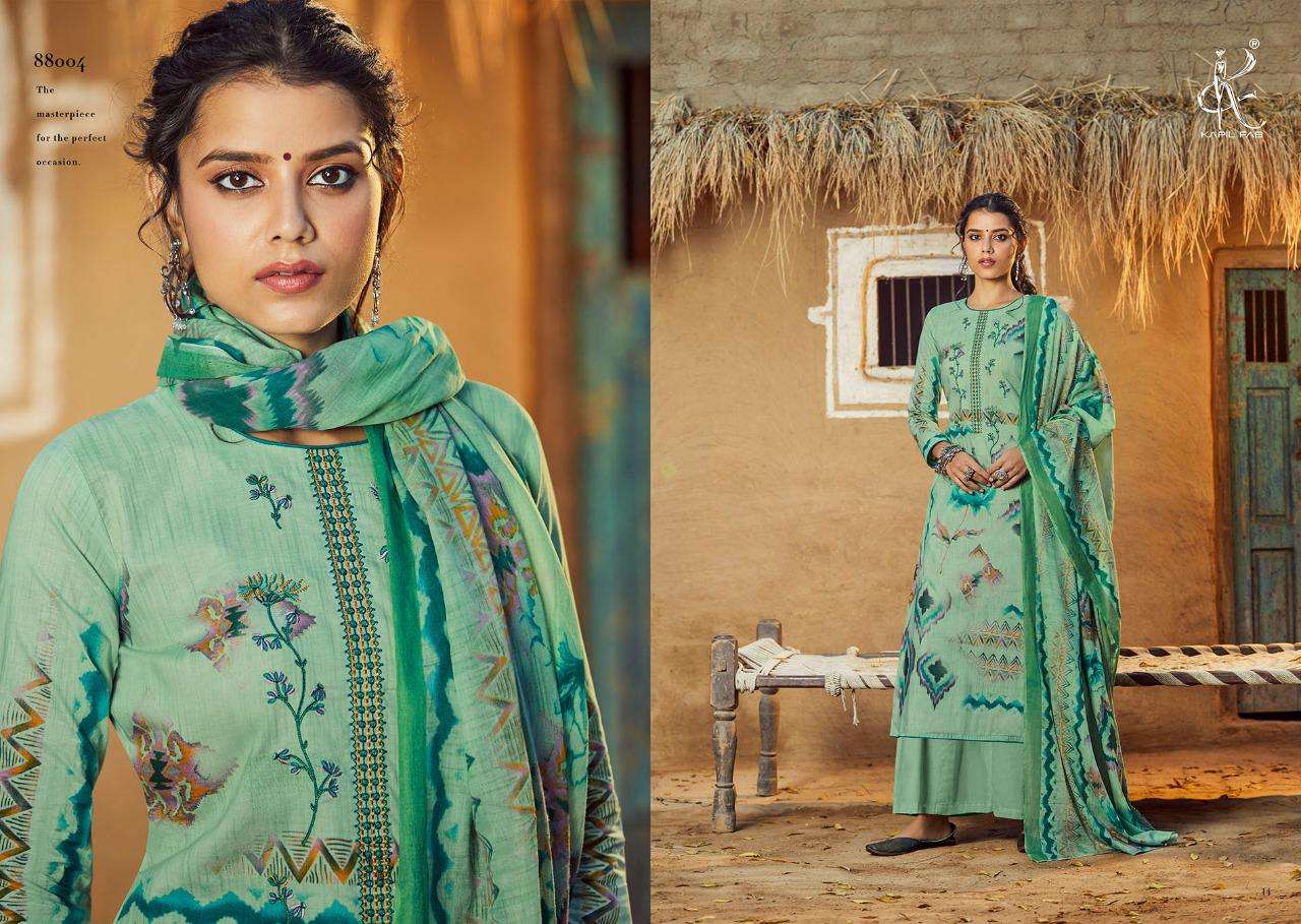 MAHNOOR BY KARVA DESIGNER STUDIO 88001 TO 88008 SERIES BEAUTIFUL SUITS COLORFUL STYLISH FANCY CASUAL WEAR & ETHNIC WEAR PURE LAWN COTTON EMBROIDERED DRESSES AT WHOLESALE PRICE