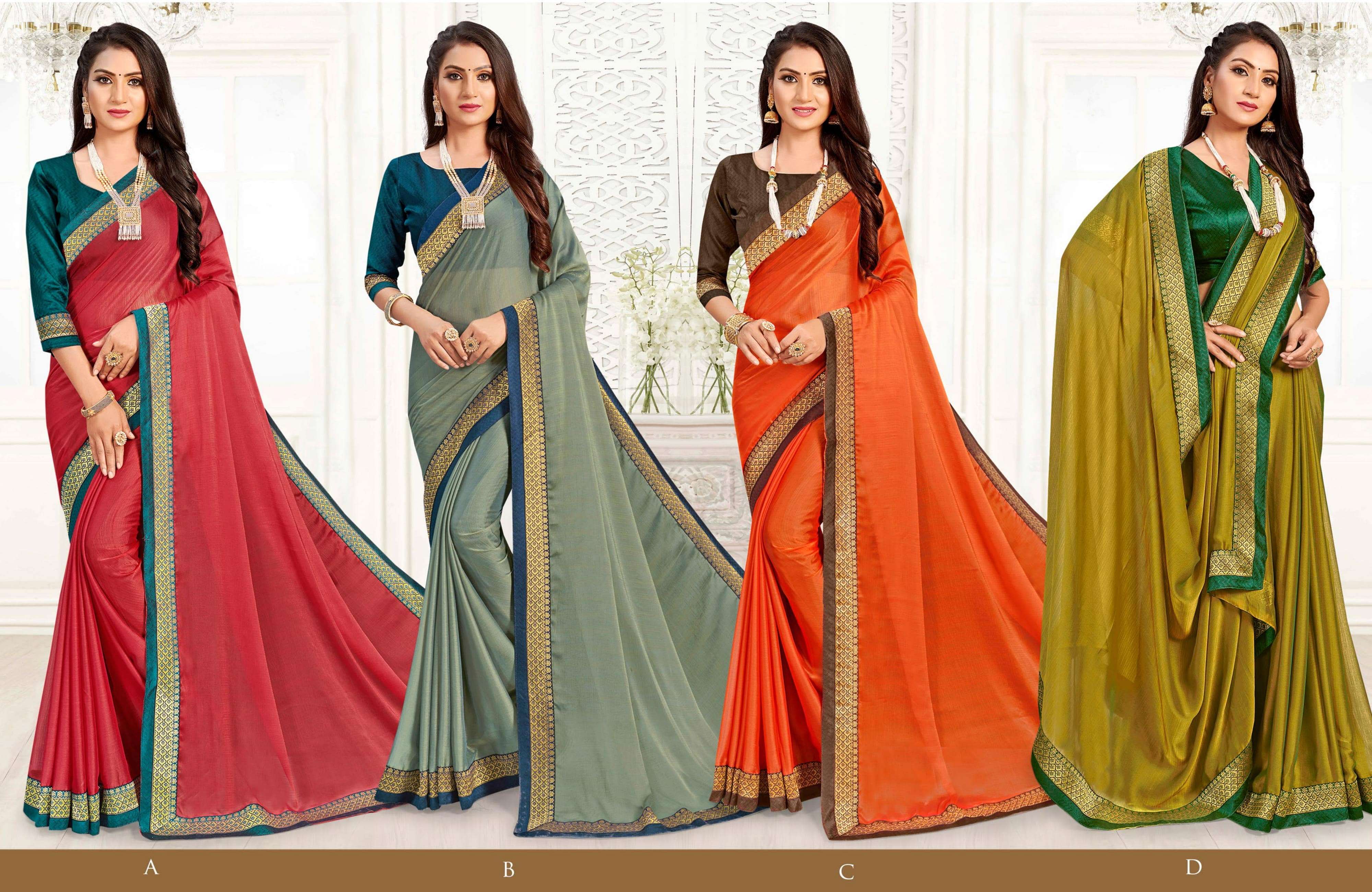 IPL BY SHRAVYA FASHION A TO H SERIES INDIAN TRADITIONAL WEAR COLLECTION BEAUTIFUL STYLISH FANCY COLORFUL PARTY WEAR & OCCASIONAL WEAR CHIFFON SILK SAREES AT WHOLESALE PRICE