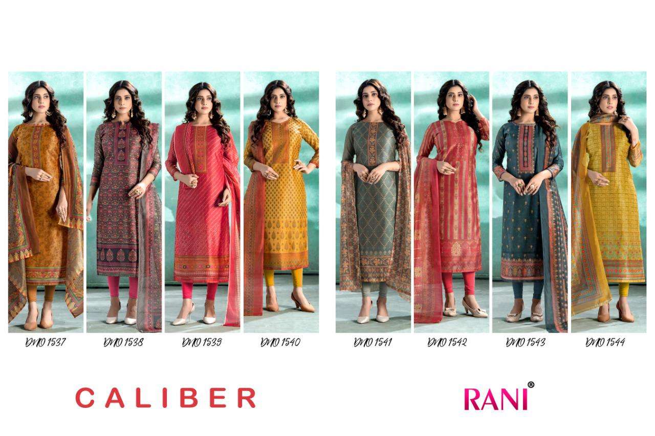 CALIBER BY RANI TRENDZ 1537 TO 1544 SERIES BEAUTIFUL SUITS COLORFUL STYLISH FANCY CASUAL WEAR & ETHNIC WEAR MODAL CHANDERI DRESSES AT WHOLESALE PRICE