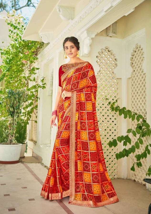 SHIVALIKA VOL-10 BY SEEMA SAREES 10001 TO 10010 SERIES INDIAN TRADITIONAL WEAR COLLECTION BEAUTIFUL STYLISH FANCY COLORFUL PARTY WEAR & OCCASIONAL WEAR HEAVY GEORGETTE SAREES AT WHOLESALE PRICE