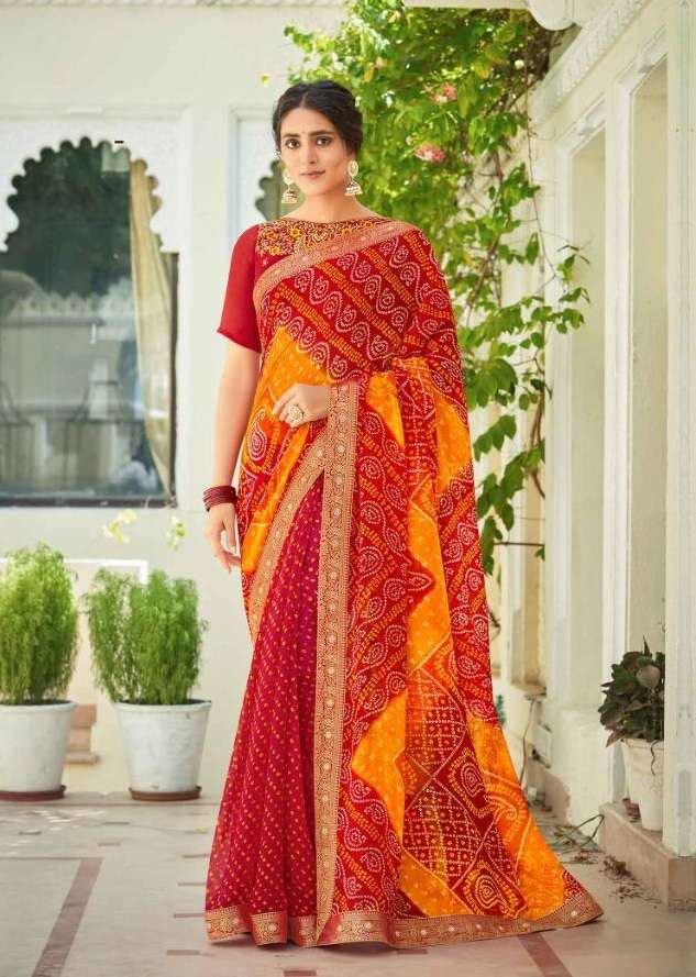 SHIVALIKA VOL-10 BY SEEMA SAREES 10001 TO 10010 SERIES INDIAN TRADITIONAL WEAR COLLECTION BEAUTIFUL STYLISH FANCY COLORFUL PARTY WEAR & OCCASIONAL WEAR HEAVY GEORGETTE SAREES AT WHOLESALE PRICE