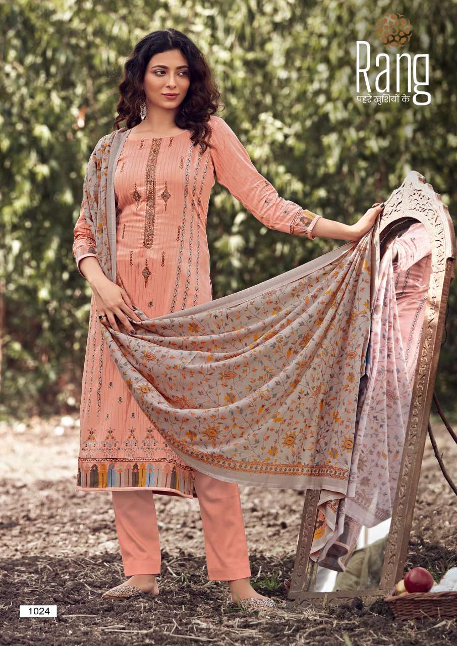 KALAKARI BY RANG 1021 TO 1024 SERIES BEAUTIFUL SUITS COLORFUL STYLISH FANCY CASUAL WEAR & ETHNIC WEAR JAM SILK PRINT WITH WORK DRESSES AT WHOLESALE PRICE