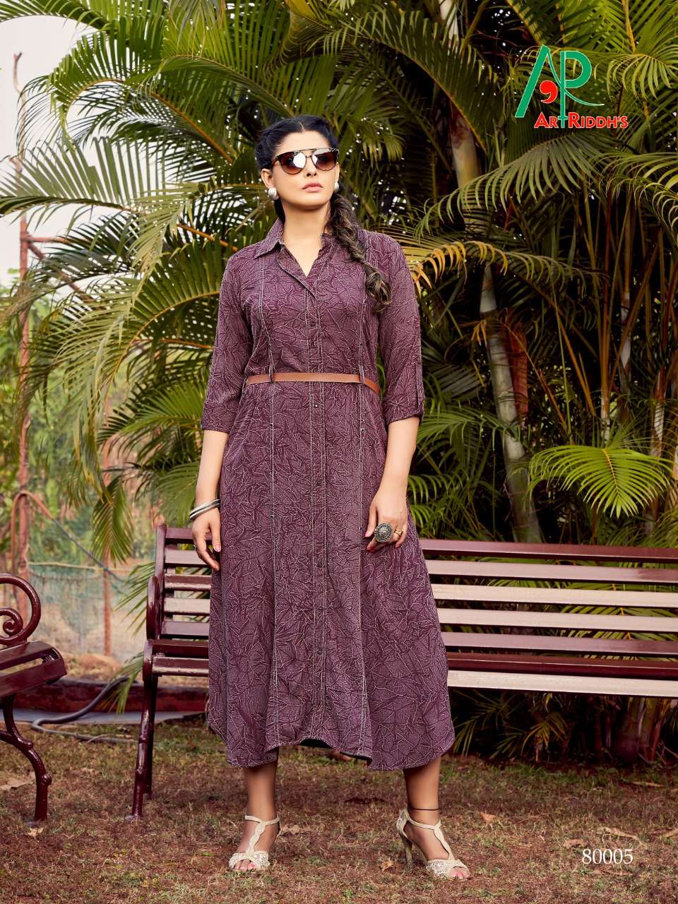 CHAITANYA BY ART RIDDHS 80001 TO 80006 SERIES BEAUTIFUL STYLISH FANCY COLORFUL CASUAL WEAR & ETHNIC WEAR RAYON CRUSH GOWNS AT WHOLESALE PRICE