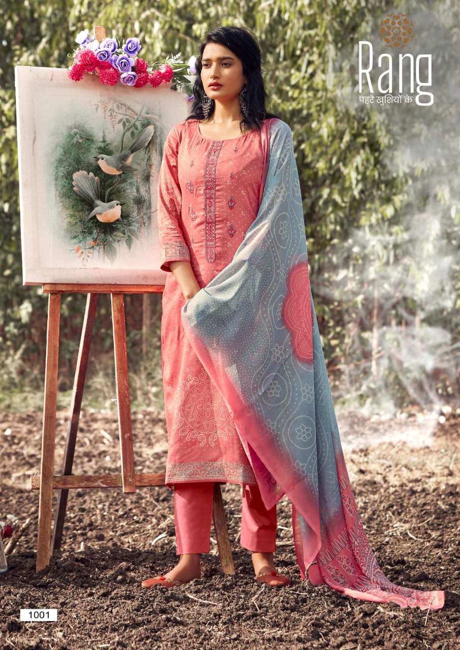 MANJARI BY RANG 1001 TO 1004 SERIES BEAUTIFUL SUITS COLORFUL STYLISH FANCY CASUAL WEAR & ETHNIC WEAR JAM SILK PRINT WITH WORK DRESSES AT WHOLESALE PRICE