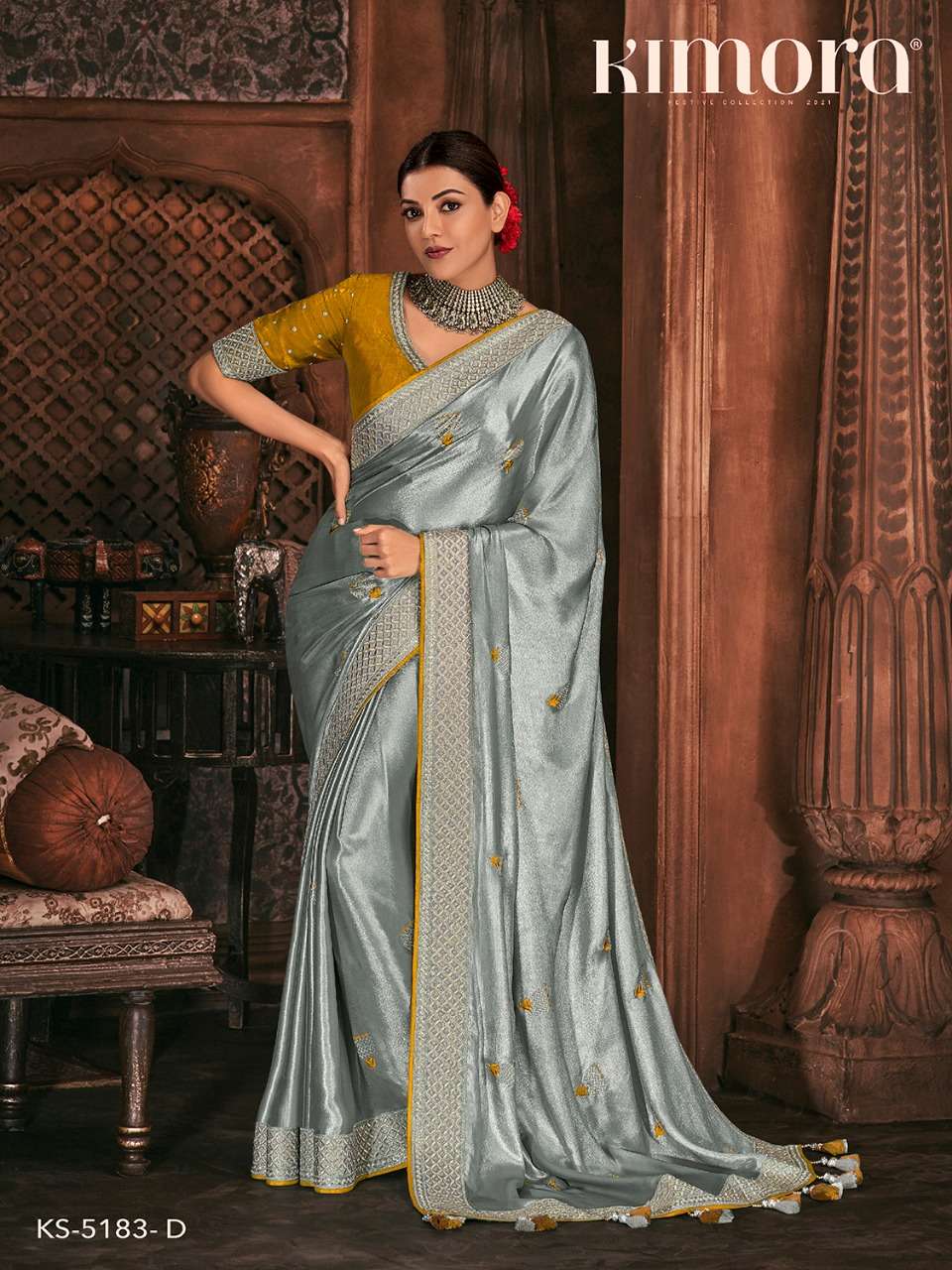 KIMORA 5183 COLOURS BY KIMORA FASHION 5183-A TO 5183-D SERIES COLORFUL BEAUTIFUL FANCY PARTY WEAR & TRADITIONAL WEAR PURE SILK SAREES AT WHOLESALE PRICE