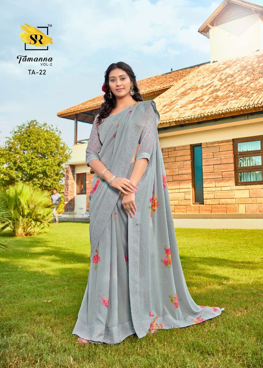 Rajyog Tamanna 3 Renial Printed With Lace Border Casual Wear Saree  Collection - The Ethnic World