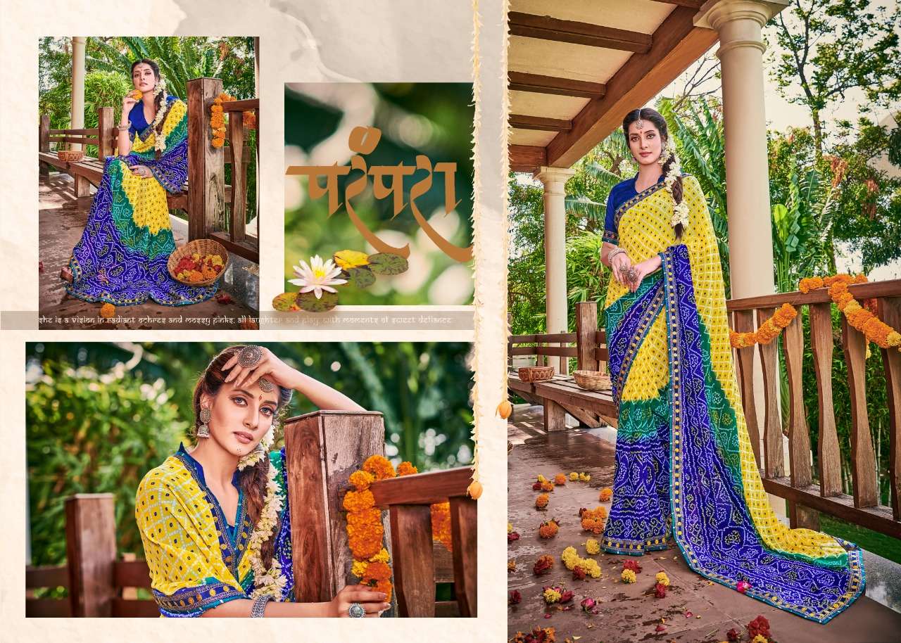 BANDHEJ BY ALVEERA 01 TO 12 SERIES INDIAN TRADITIONAL WEAR COLLECTION BEAUTIFUL STYLISH FANCY COLORFUL PARTY WEAR & OCCASIONAL WEAR VICHITRA SILK SAREES AT WHOLESALE PRICE