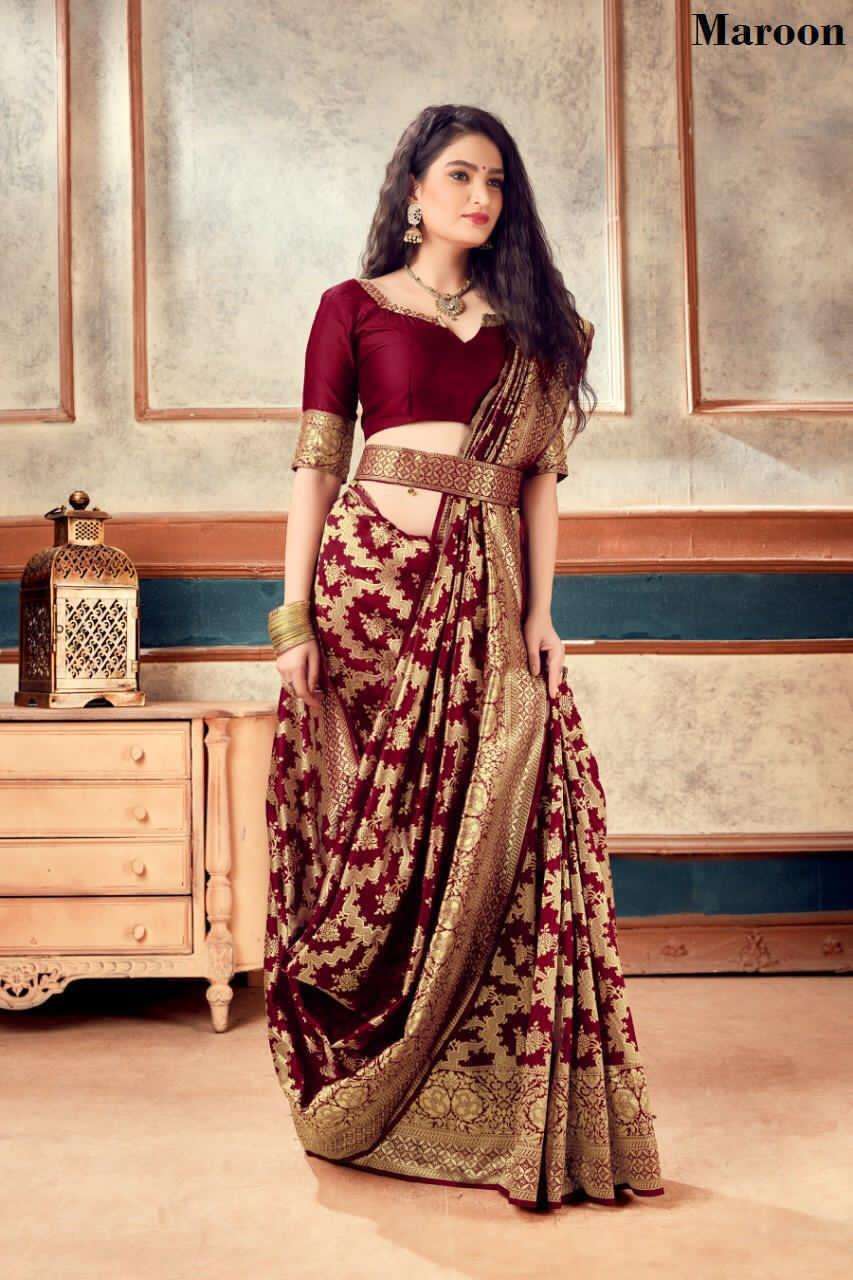 PRITI BY FASHID WHOLESALE 01 TO 06 SERIES INDIAN TRADITIONAL WEAR COLLECTION BEAUTIFUL STYLISH FANCY COLORFUL PARTY WEAR & OCCASIONAL WEAR SOFT SILK SAREES AT WHOLESALE PRICE