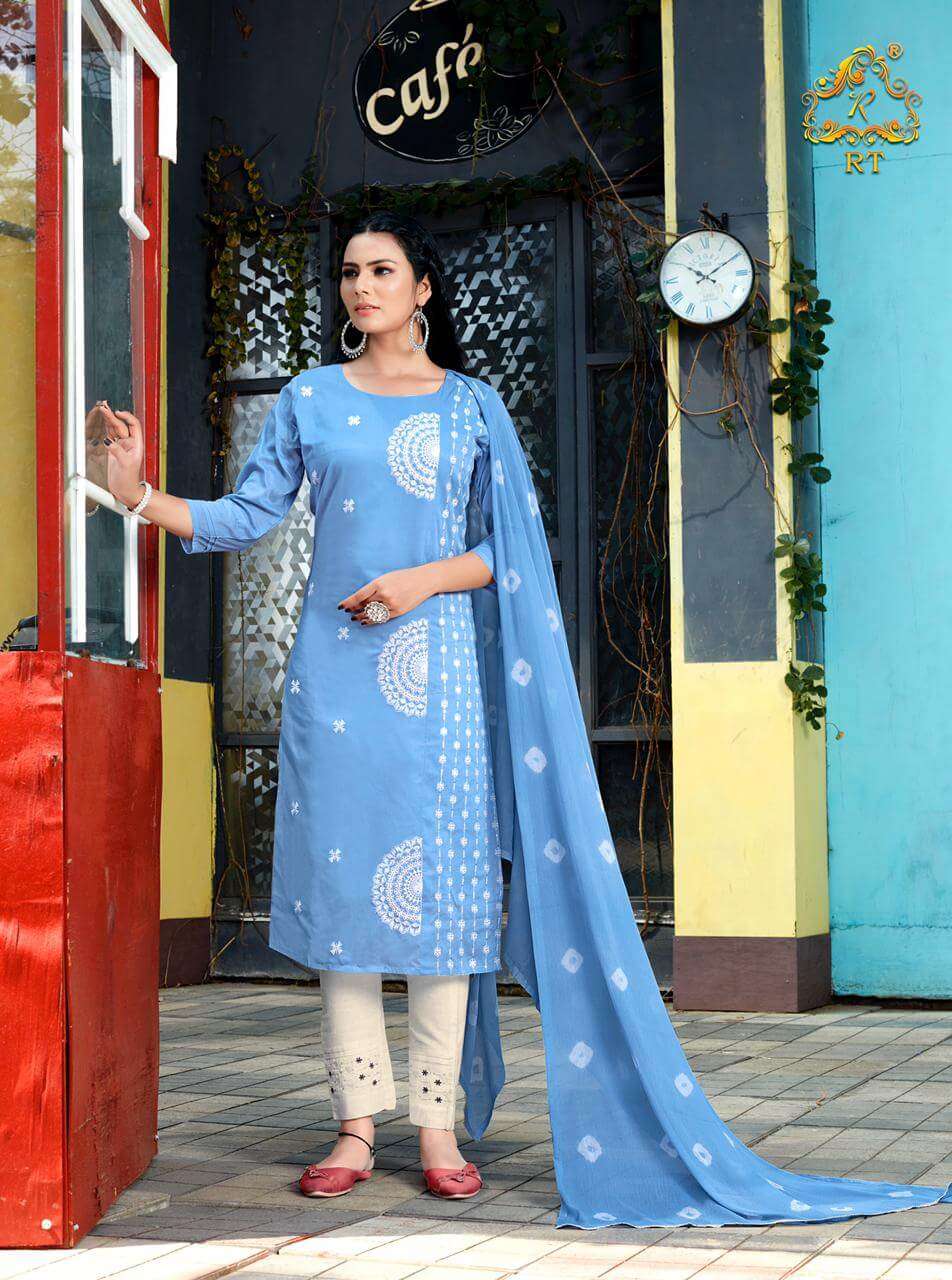 LUCKNOWI BY RT 7001 TO 7006 SERIES BEAUTIFUL SUITS COLORFUL STYLISH FANCY CASUAL WEAR & ETHNIC WEAR MAL COTTON DRESSES AT WHOLESALE PRICE