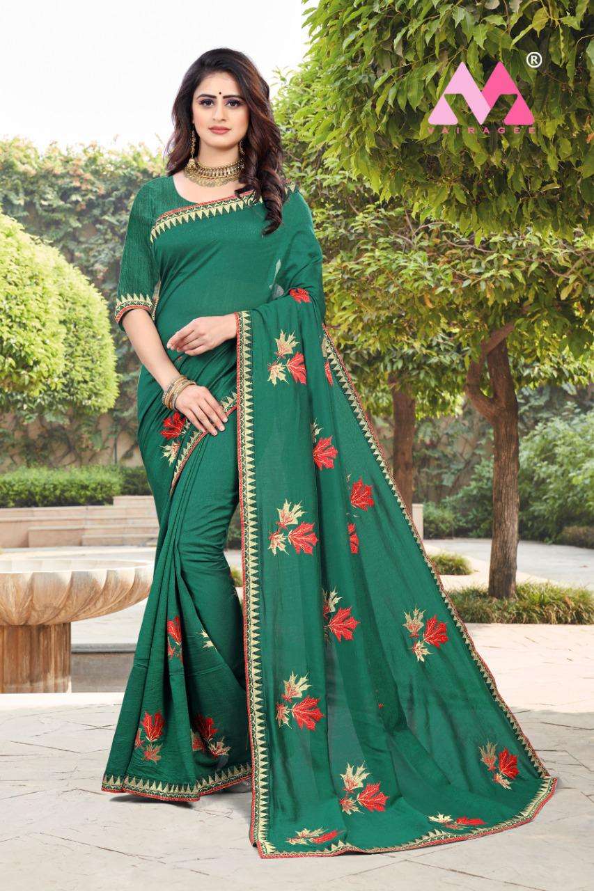 MANOHAR BY VAIRAGEE 101 TO 106 SERIES INDIAN TRADITIONAL WEAR COLLECTION BEAUTIFUL STYLISH FANCY COLORFUL PARTY WEAR & OCCASIONAL WEAR VICHITRA SILK SAREES AT WHOLESALE PRICE