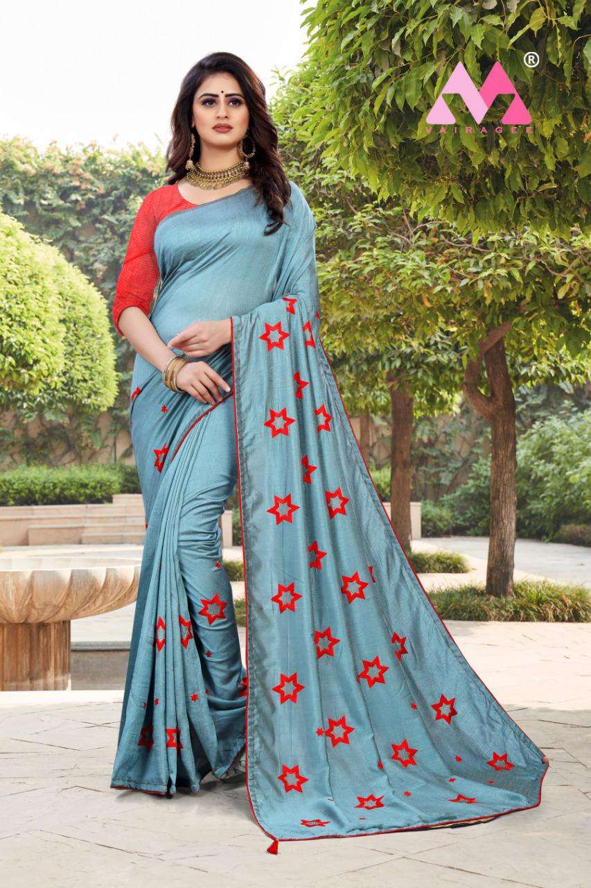 MANOHAR BY VAIRAGEE 101 TO 106 SERIES INDIAN TRADITIONAL WEAR COLLECTION BEAUTIFUL STYLISH FANCY COLORFUL PARTY WEAR & OCCASIONAL WEAR VICHITRA SILK SAREES AT WHOLESALE PRICE