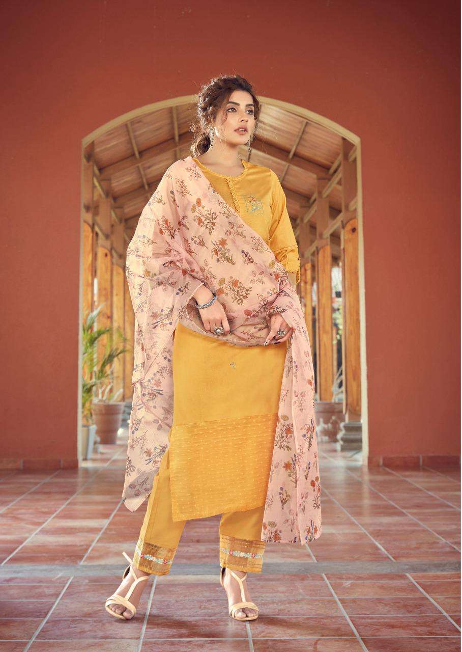 BLOOM VOL-2 BY VINK 1091 TO 1096 SERIES BEAUTIFUL SUITS COLORFUL STYLISH FANCY CASUAL WEAR & ETHNIC WEAR PURE VISCOSE WITH DAMAN WORK DRESSES AT WHOLESALE PRICE