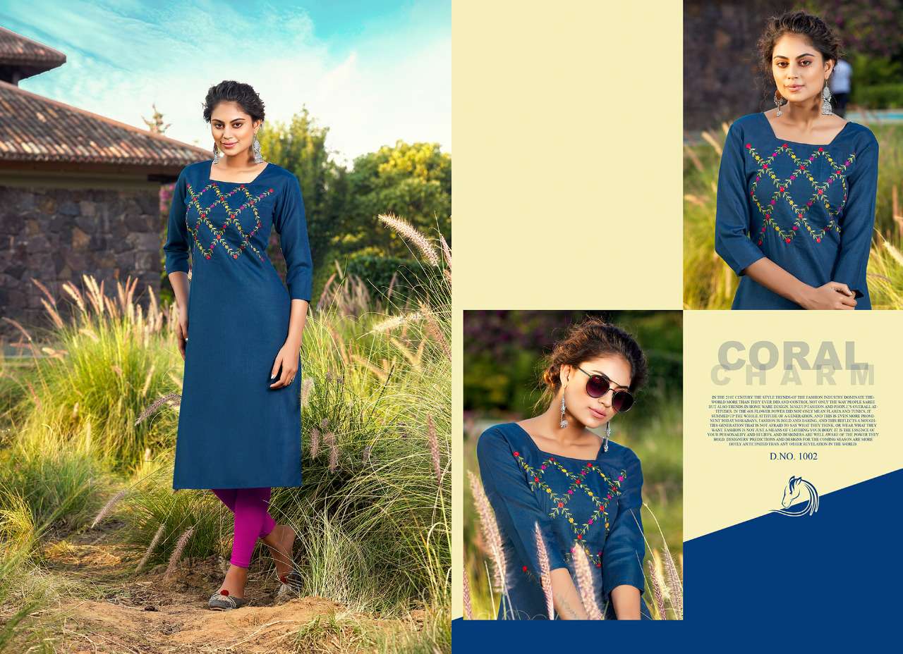 AMYRA VOL-3 BY SHUBH NX 1001 TO 1010 SERIES DESIGNER STYLISH FANCY COLORFUL BEAUTIFUL PARTY WEAR & ETHNIC WEAR COLLECTION RUBY SLUB EMBROIDERY KURTIS AT WHOLESALE PRICE