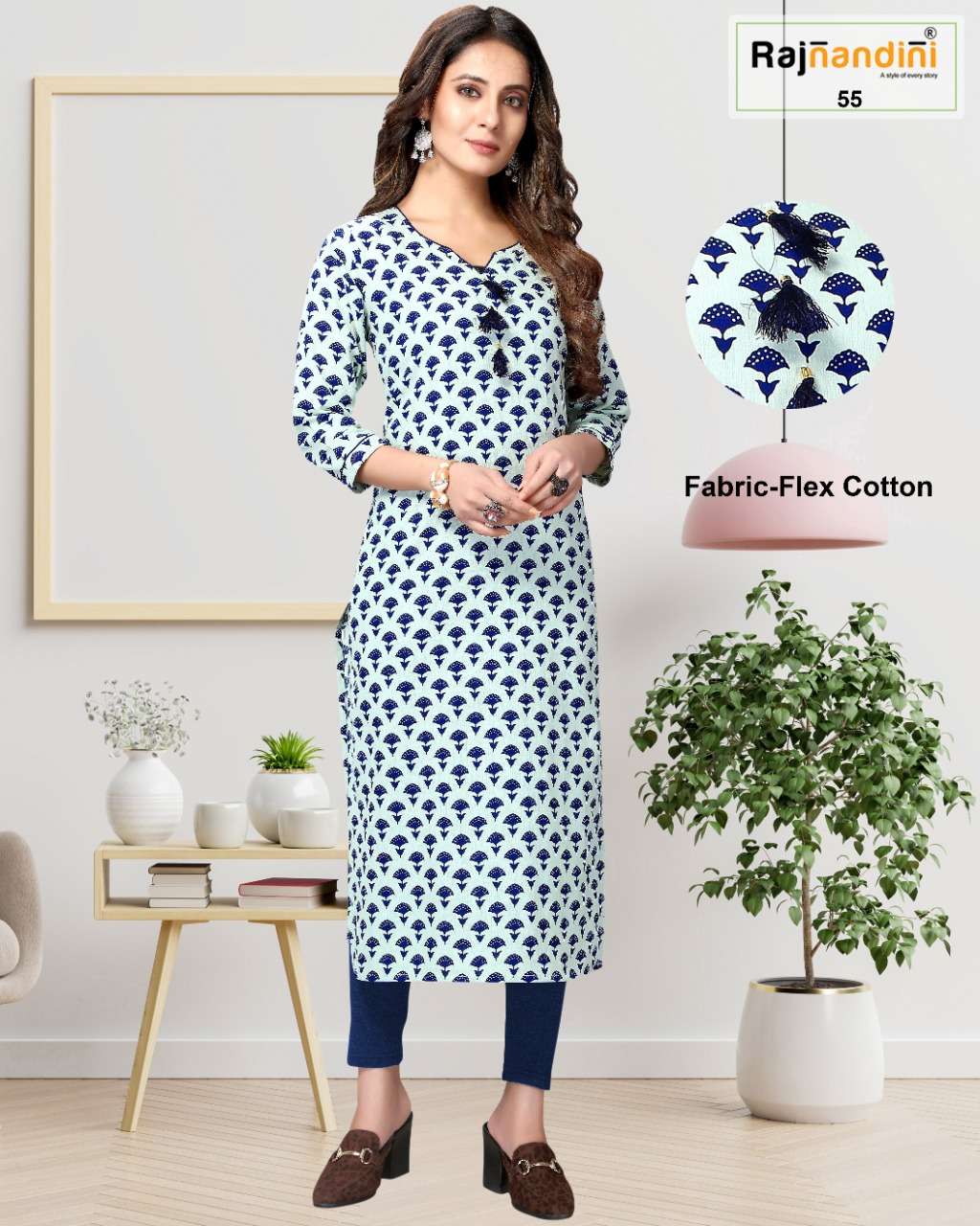 PRINT VOL-20 BY RAJNANDINI DESIGNER STYLISH FANCY COLORFUL BEAUTIFUL PARTY WEAR & ETHNIC WEAR COLLECTION PURE COTTON PRINT KURTIS AT WHOLESALE PRICE
