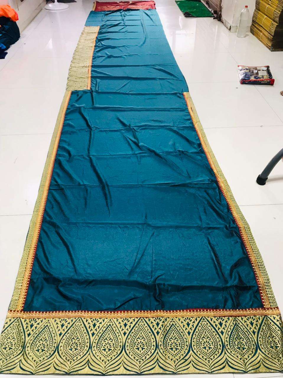 BLUE SAREE BY MANOHARI INDIAN TRADITIONAL WEAR COLLECTION BEAUTIFUL STYLISH FANCY COLORFUL PARTY WEAR & OCCASIONAL WEAR ART SILK SAREES AT WHOLESALE PRICE